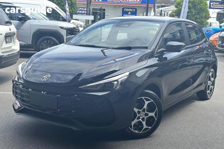 Black 2025 MG MG3 Hatchback Essence Hybrid+