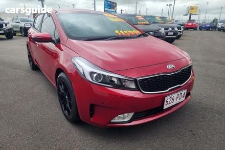 Red 2018 Kia Cerato Hatchback S
