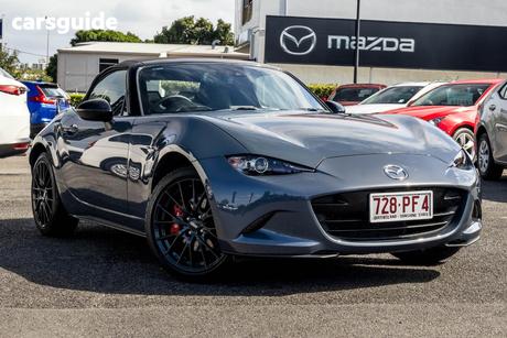 Grey 2021 Mazda MX-5 Convertible Roadster Gt Rs