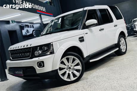 White 2014 Land Rover Discovery 4 Wagon 3.0 Sdv6 Se
