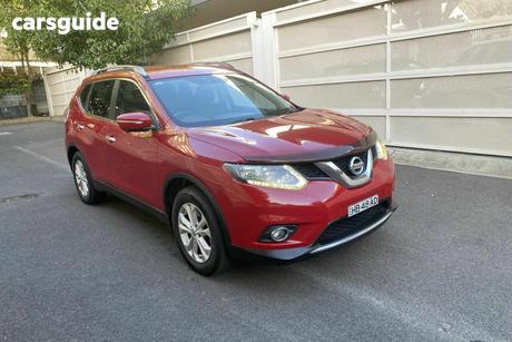 Red 2014 Nissan X-Trail Wagon St-L 7 Seat (Fwd)