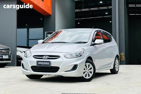 Silver 2016 Hyundai Accent Hatchback Active