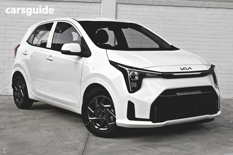 White 2025 Kia Picanto Hatchback Sport (Pe2)