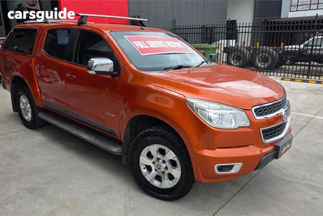 Orange 2014 Holden Colorado Crew Cab Pickup Ltz (4X2)