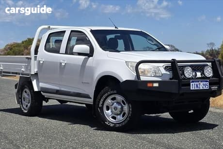 White 2016 Holden Colorado Space Cab Chassis Ls (4X4)