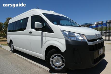 White 2021 Toyota HiAce Bus Slwb Commuter (12 Seats)