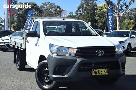 White 2020 Toyota Hilux Cab Chassis Workmate