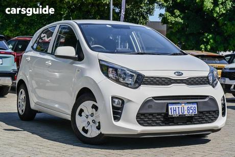 White 2021 Kia Picanto Hatchback S (Pe)