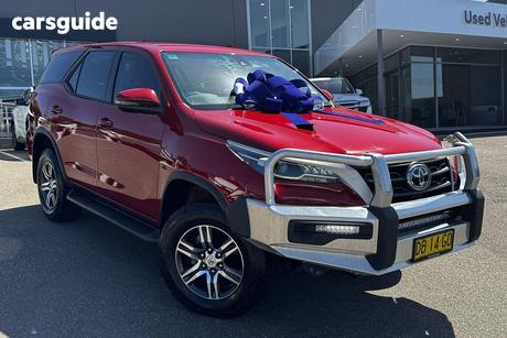 Red 2021 Toyota Fortuner Wagon Gx