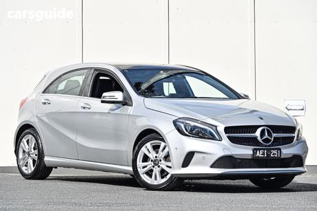 Silver 2017 Mercedes-Benz A180 Hatchback