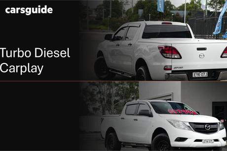 White 2015 Mazda BT-50 Dual Cab Utility Xt (4X2)