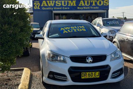 White 2014 Holden Commodore Sportswagon Sv6