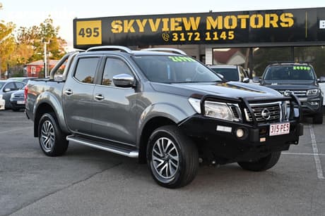 Grey 2016 Nissan Navara Dual Cab Utility St-X (4X4)