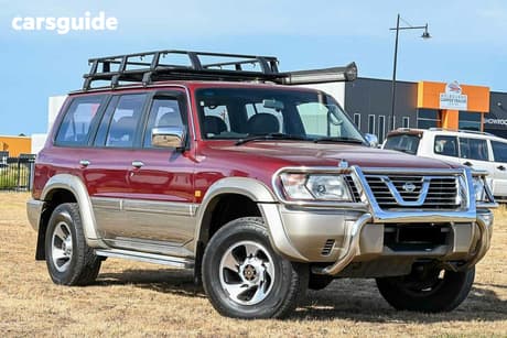 Red 2000 Nissan Patrol Wagon Ti (4X4)