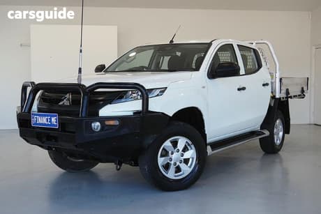 White 2021 Mitsubishi Triton Double Cab Pick Up Glx+ (4X4)