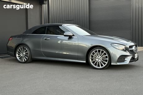 Grey 2018 Mercedes-Benz E300 Cabriolet