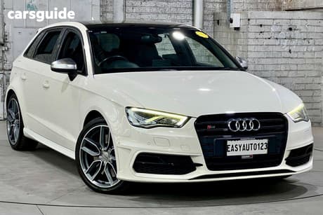 White 2015 Audi S3 Hatchback Sportback 2.0 Tfsi Quattro