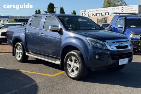 Blue 2016 Isuzu D-MAX Crew Cab Utility Ls-U Hi-Ride (4X2)