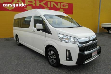 White 2021 Toyota HiAce Bus Slwb Commuter Gl (12 Seats)
