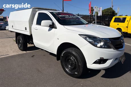 White 2015 Mazda BT-50 Cab Chassis Xt (4X2)