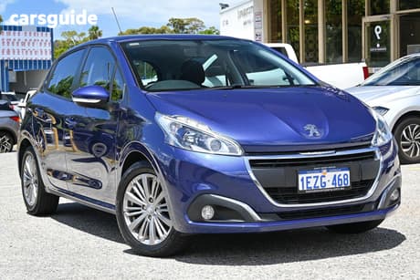 Blue 2016 Peugeot 208 Hatchback Active