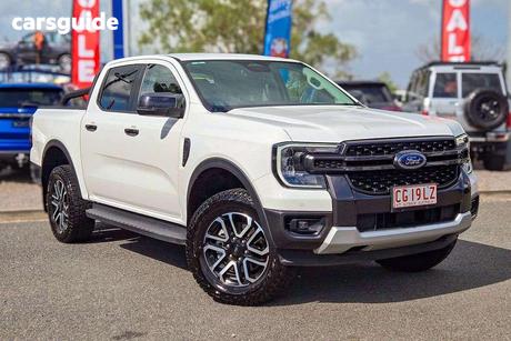 White 2022 Ford Ranger Double Cab Pick Up Sport 2.0 (4X4)