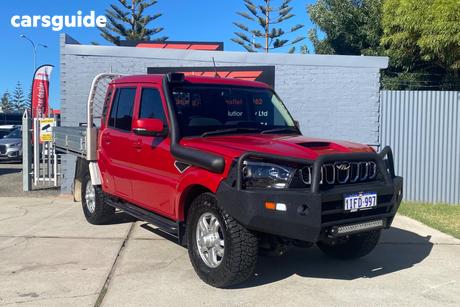 Red 2022 Mahindra PIK-UP Ute Tray S10+ 4X4 MY22.5