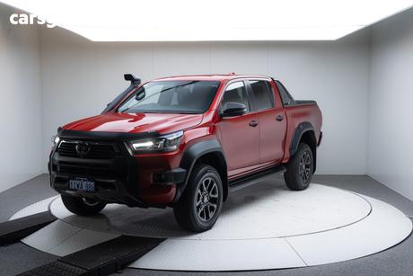 Red 2022 Toyota Hilux Double Cab Pick Up Rogue (4X4)