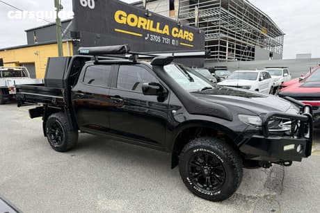 Black 2022 Mazda BT-50 Dual Cab Chassis Xt (4X4)