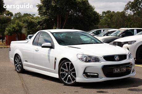 White 2016 Holden UTE Utility Ss-V