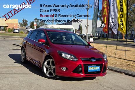 Red 2014 Ford Focus Hatch TITANIUM LW MK2
