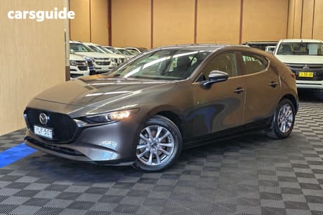 Grey 2020 Mazda 3 Hatchback G20 Pure
