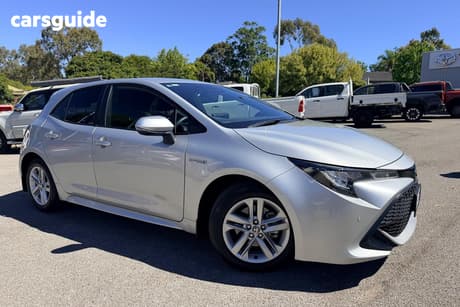 Silver 2022 Toyota Corolla Hatchback Sx Hybrid