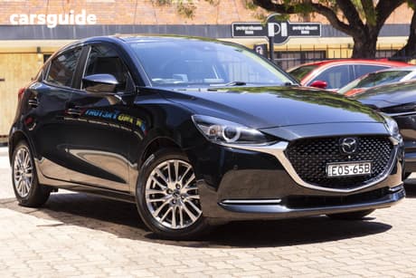 Black 2021 Mazda 2 Hatchback G15 Gt