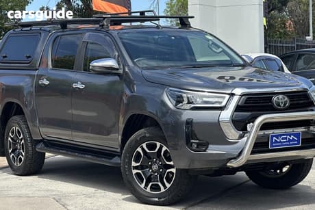 Grey 2020 Toyota Hilux Double Cab Pick Up Sr5 (4X4)