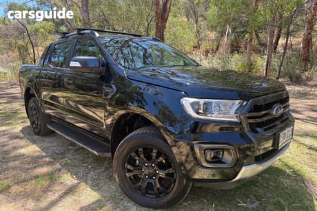 Black 2021 Ford Ranger Double Cab Pick Up Wildtrak 2.0 (4X4)