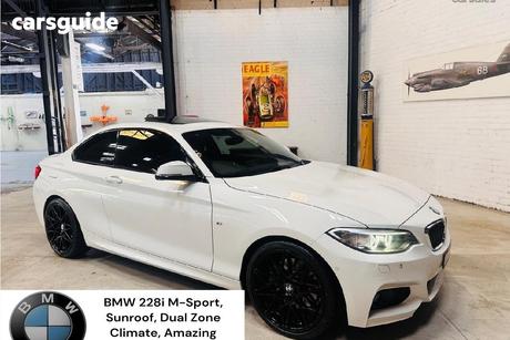 White 2016 BMW 228I Coupe M Sport