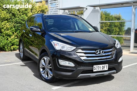 Black 2012 Hyundai Santa FE Wagon Highlander Crdi (4X4)