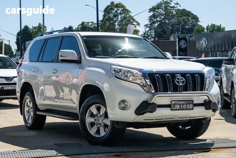 White 2014 Toyota Landcruiser Prado Wagon Gxl (4X4)