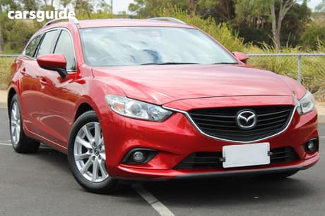 Red 2016 Mazda 6 Wagon Sport