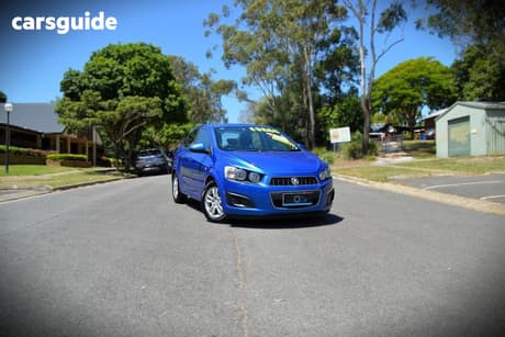 Blue 2012 Holden Barina Sedan