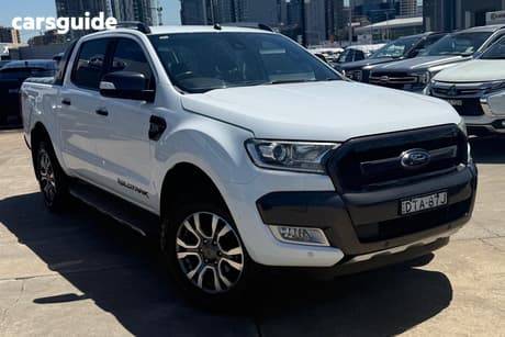 White 2017 Ford Ranger Dual Cab Pick-up Wildtrak 3.2 (4X4)