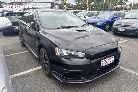 Black 2011 Mitsubishi Lancer Sedan Ralliart