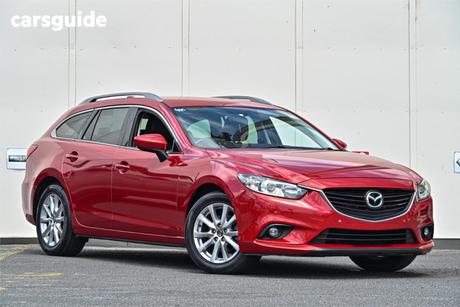 Red 2013 Mazda 6 Wagon Touring