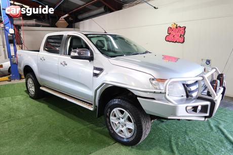 Silver 2012 Ford Ranger Crew Cab Utility Wildtrak 3.2 (4X4)