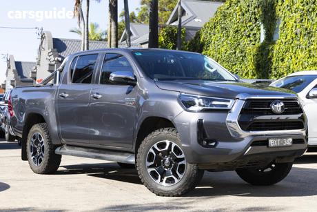 Grey 2022 Toyota Hilux Double Cab Pick Up Sr5 + Premium Interior (4X4)