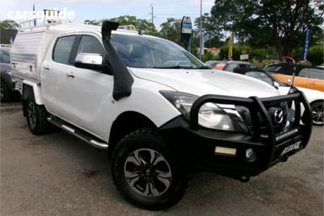 White 2016 Mazda BT-50 Dual Cab Utility Xtr (4X4)