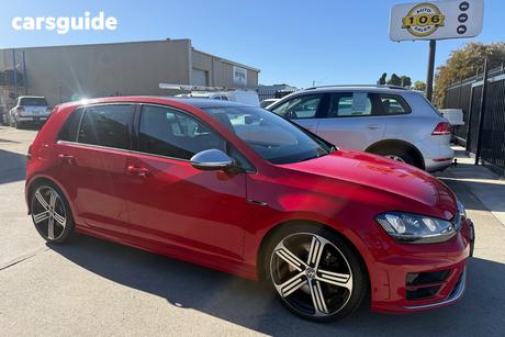 Red 2016 Volkswagen Golf Hatchback R