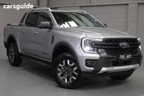 Silver 2025 Ford Ranger Double Cab Pick Up Phev Wildtrak (4X4)