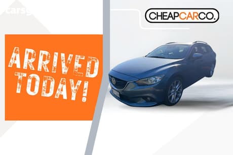 Blue 2014 Mazda 6 Wagon Atenza